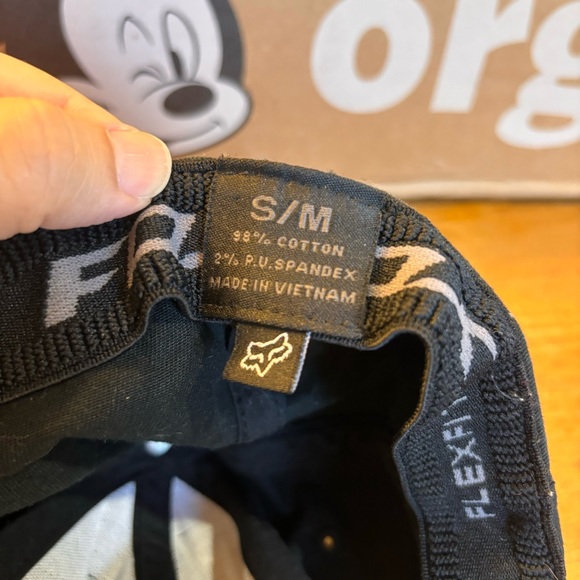 Fox Racing womens flex fit embroidered baseball hat cap black s/m - Picture 6 of 6